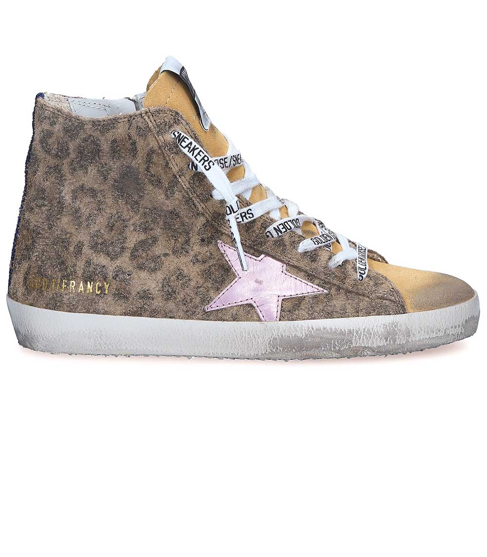 golden goose leopard francy