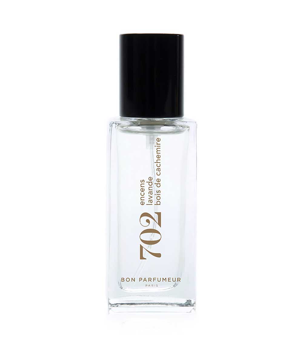 Eau de Parfum 702 Encens, Lavande, Bois de Cachemire 15 ml Bon Parfumeur