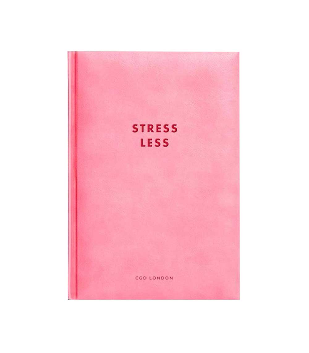 Stress Less Diary Pink Red