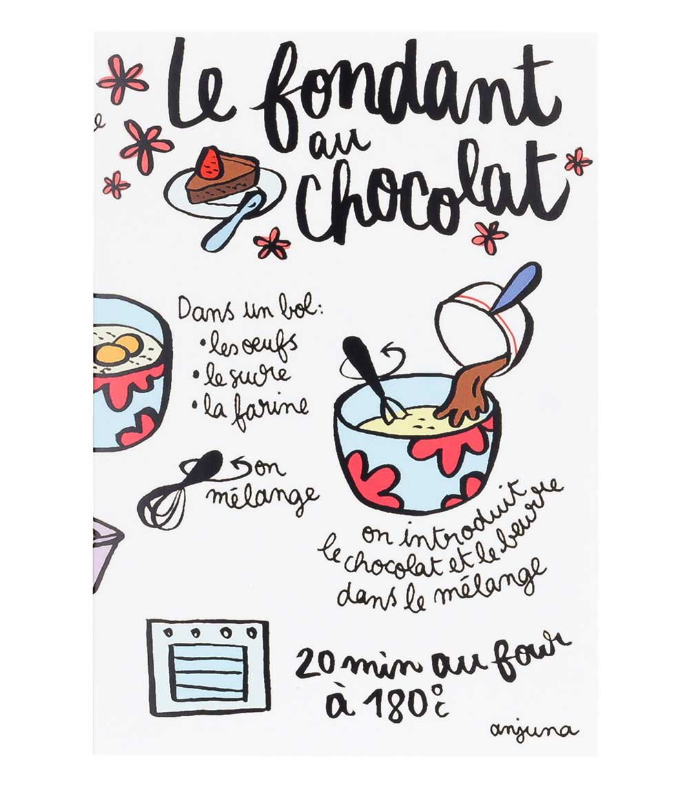 Carte Recette Fondant Anjuna Boutan Image Republic