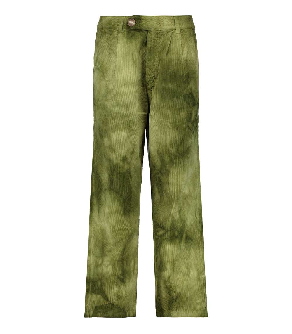 Pantalon chino velours Tribeca Army Love and let dye