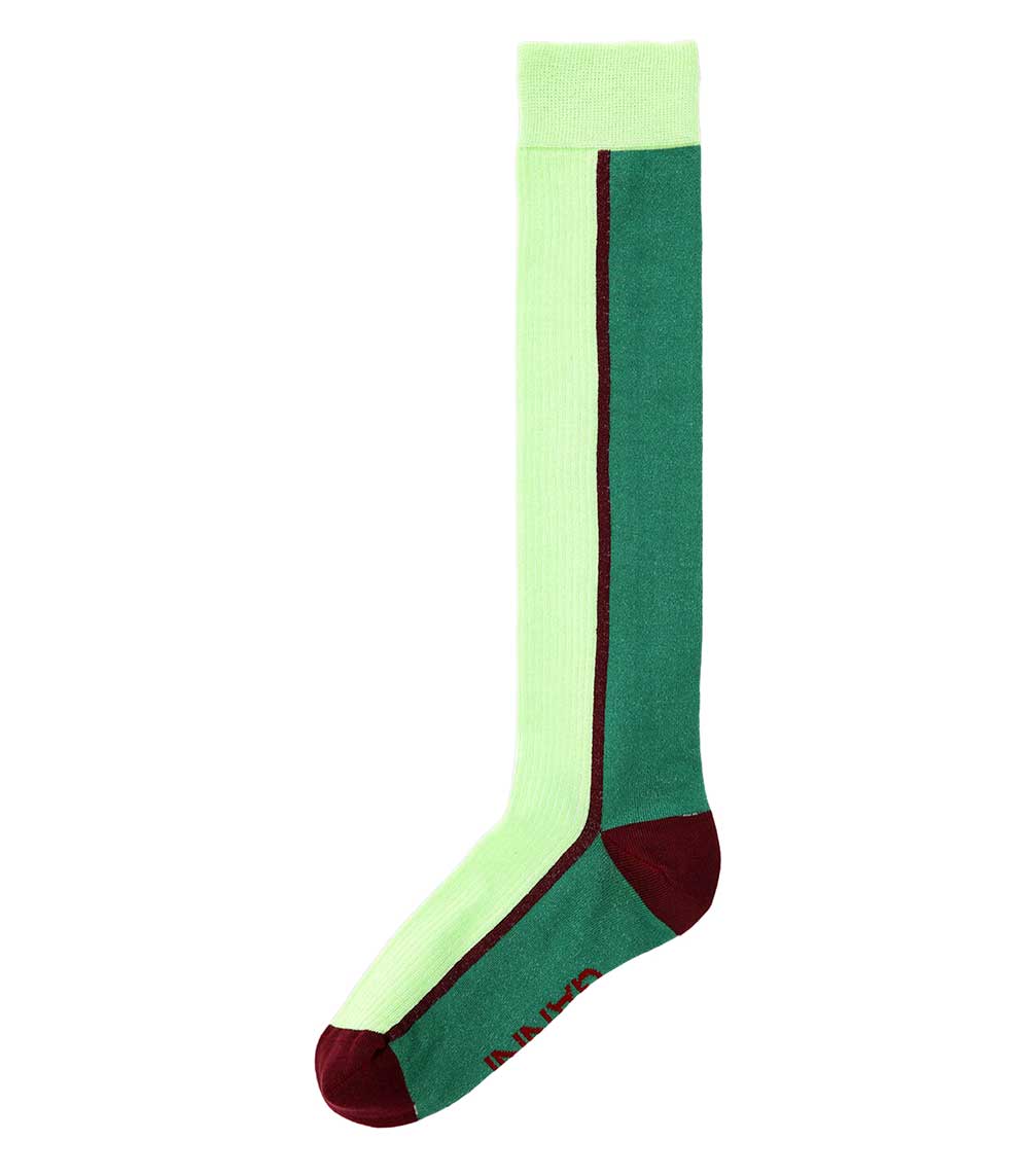 Chaussettes montantes Forest Night Ganni