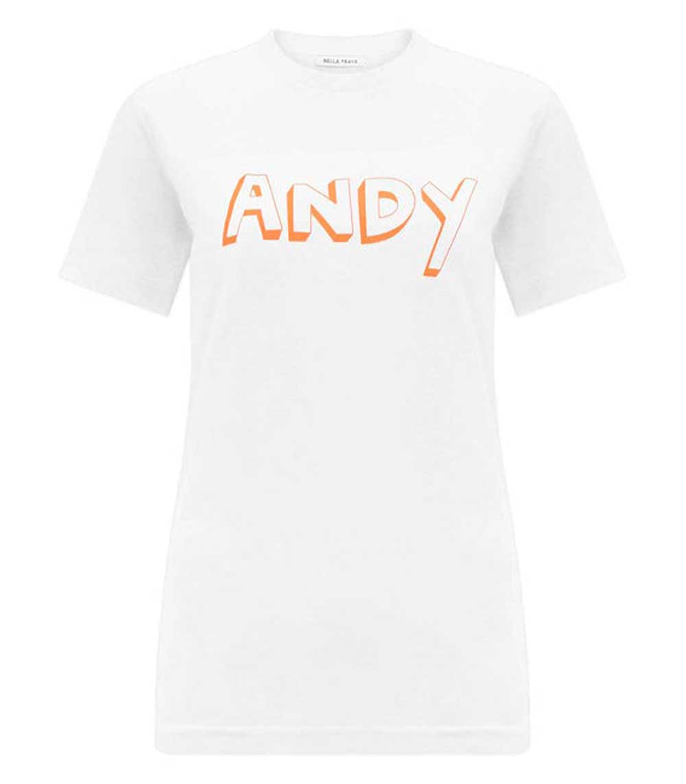 Tee-shirt Andy blanc Bella Freud