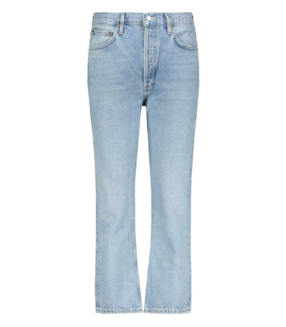 Jean High Rise Cropped Riley Dimension AGOLDE