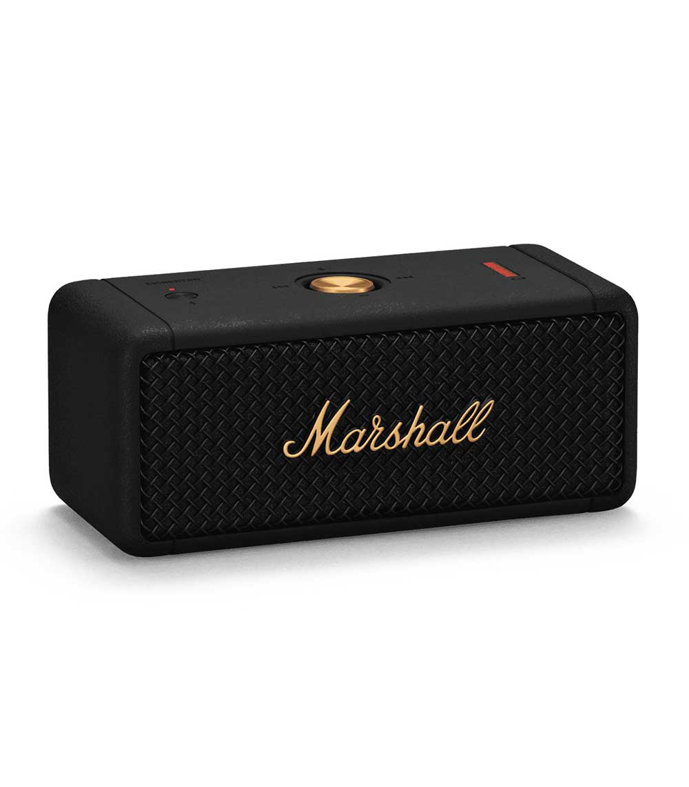 Emberton BT Black and Brass Portable Speaker Marshall