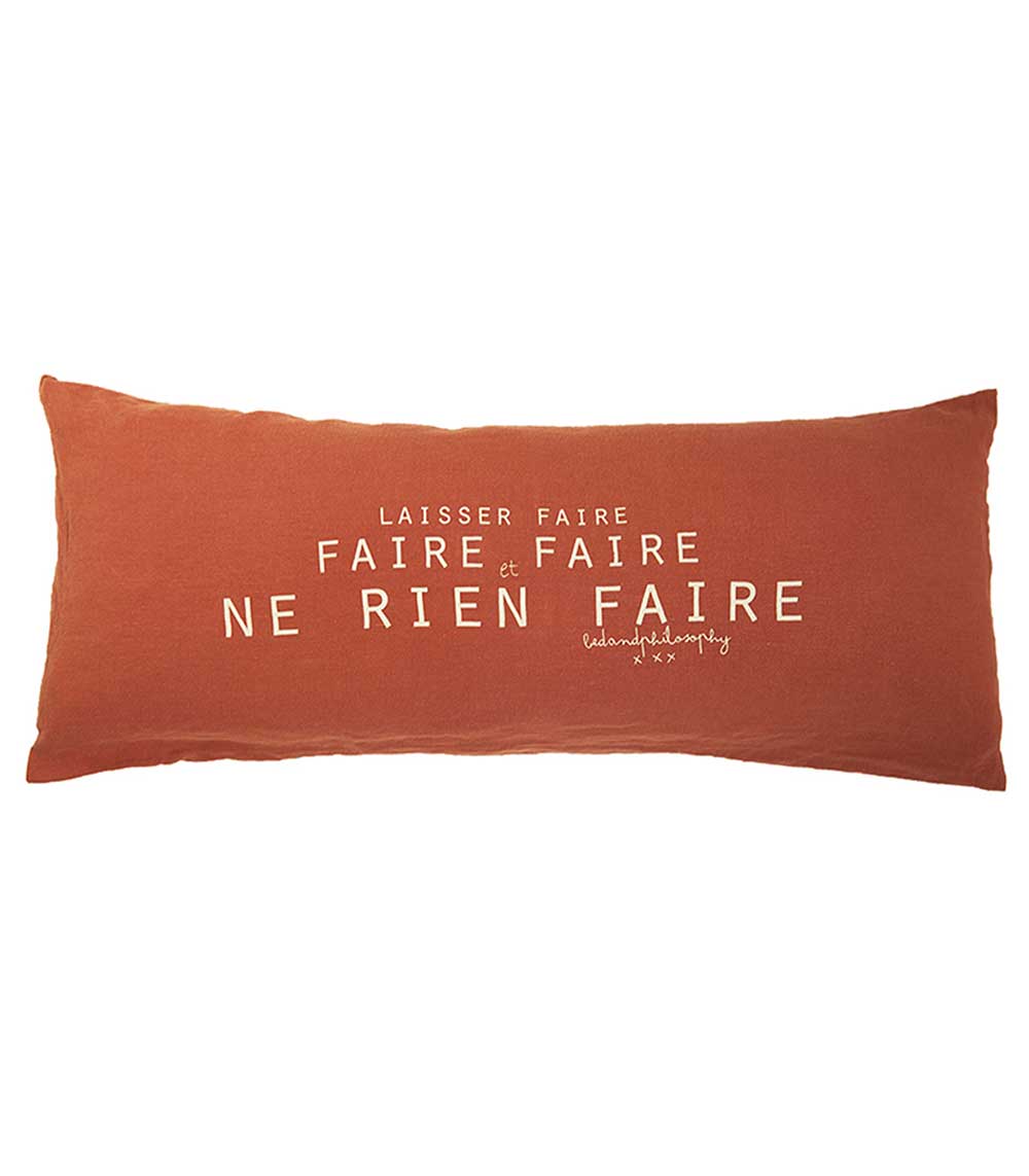 Coussin Smoothie Terre Brulée 30 x 70 cm Bed and Philosophy