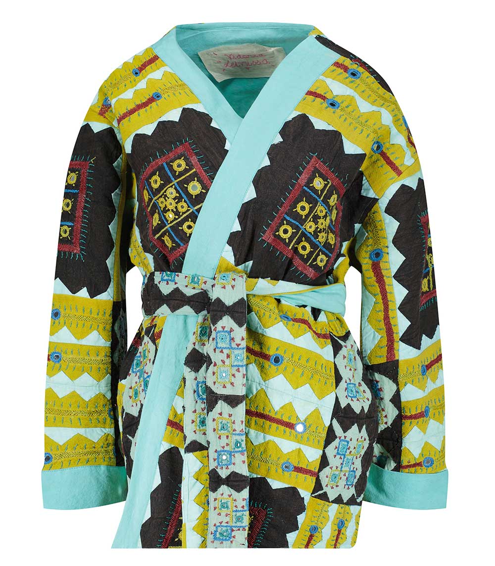 Kimono Turquesa Mi Amor Victoria Leivissa