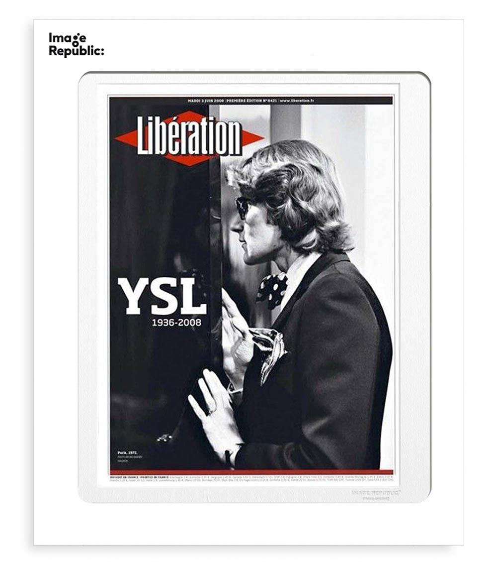 Affiche Libe Yves Saint Laurent 56 x 76 cm Image Republic