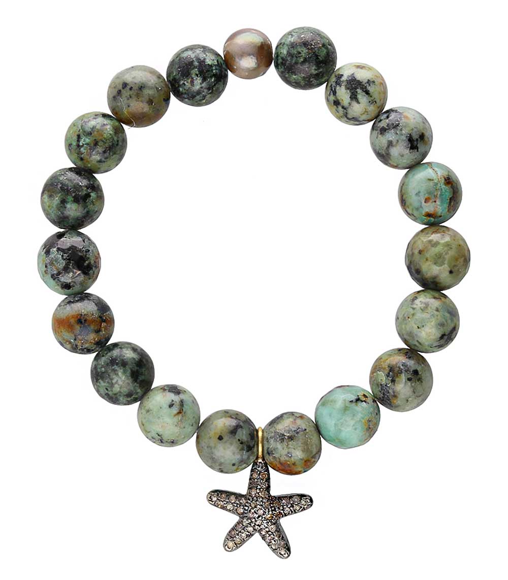 Bracelet en perles Starfish Catherine Michiels