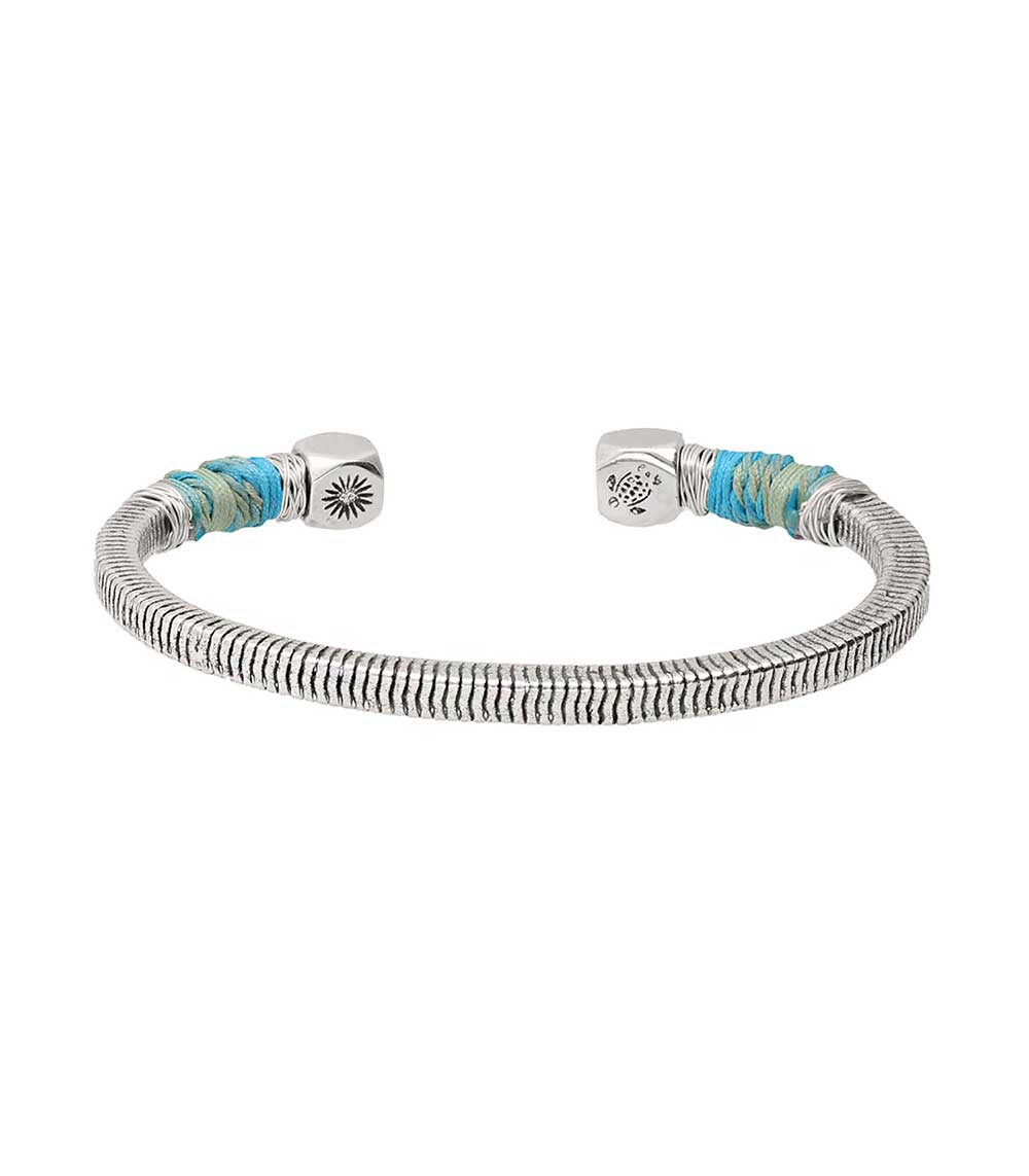 Sari Crankshaft Bracelet Silver Gas Bijoux