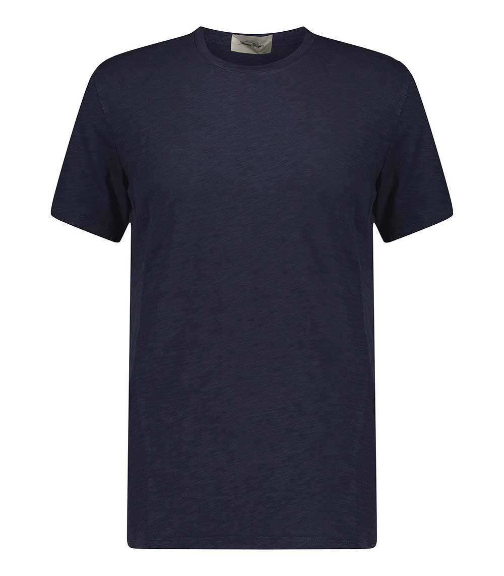 Tee-shirt manches courtes homme Bysapick Navy American Vintage