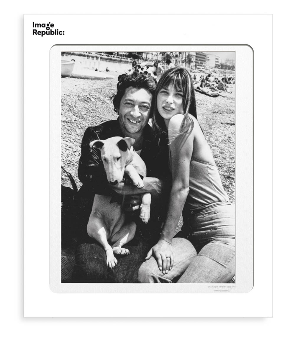 Poster Gainsbourg Birkin Gallery Cannes 40 x 50 cm Image Republic