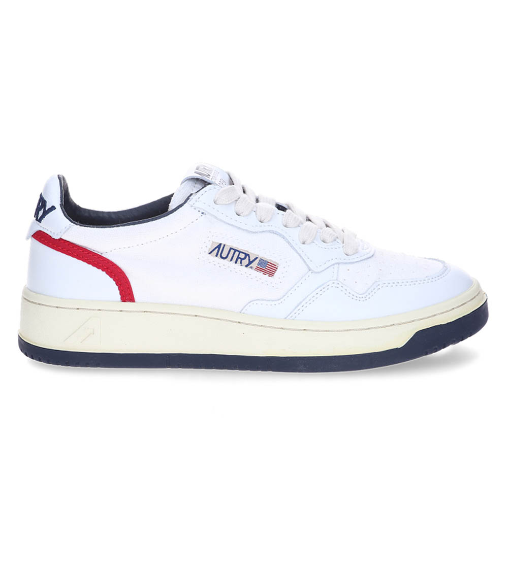 Baskets homme Open Low Cut White/USA Autry