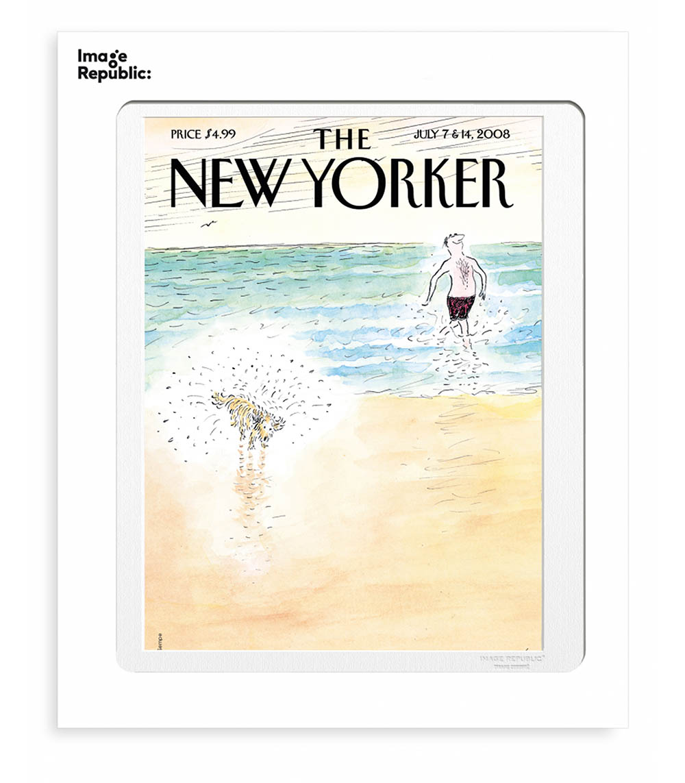 Affiche The New Yorker Sempe First Bath 38 x 56 cm Image Republic