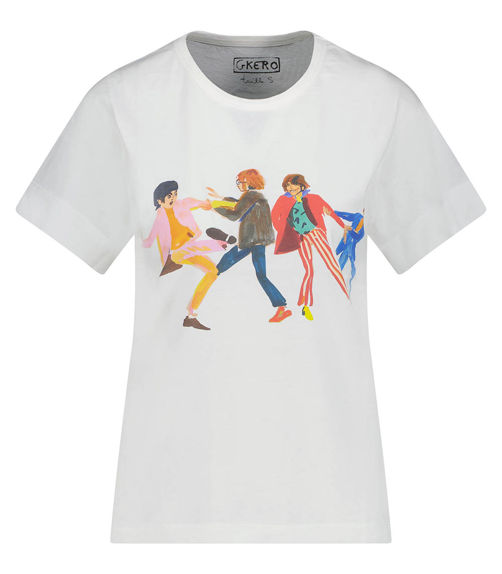 Tee-shirt Beatles Playing G.Kero