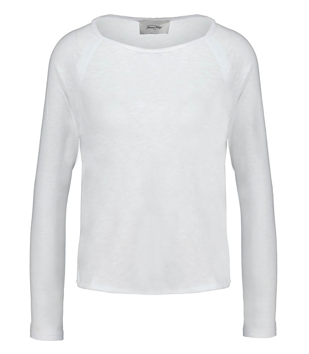 Tee-shirt Sonoma manches longues Blanc American Vintage