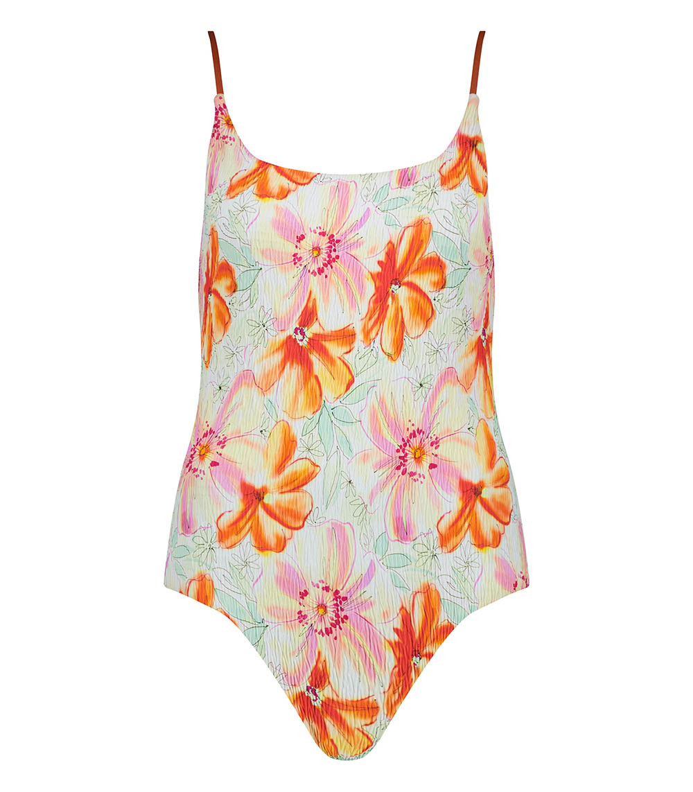Kim Flower Smock Albertine one-piece swimsuit