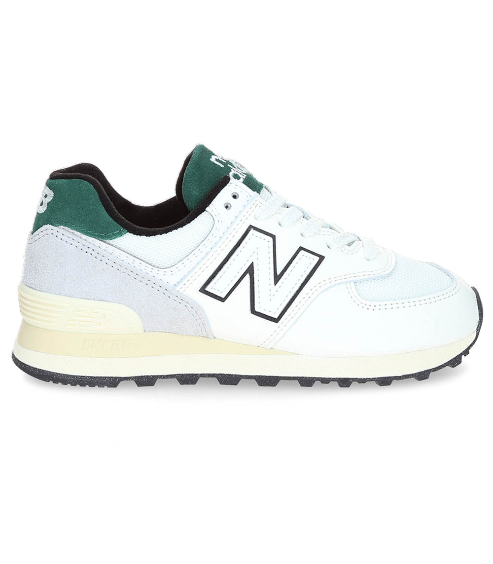 Sneakers 574 White Green New Balance