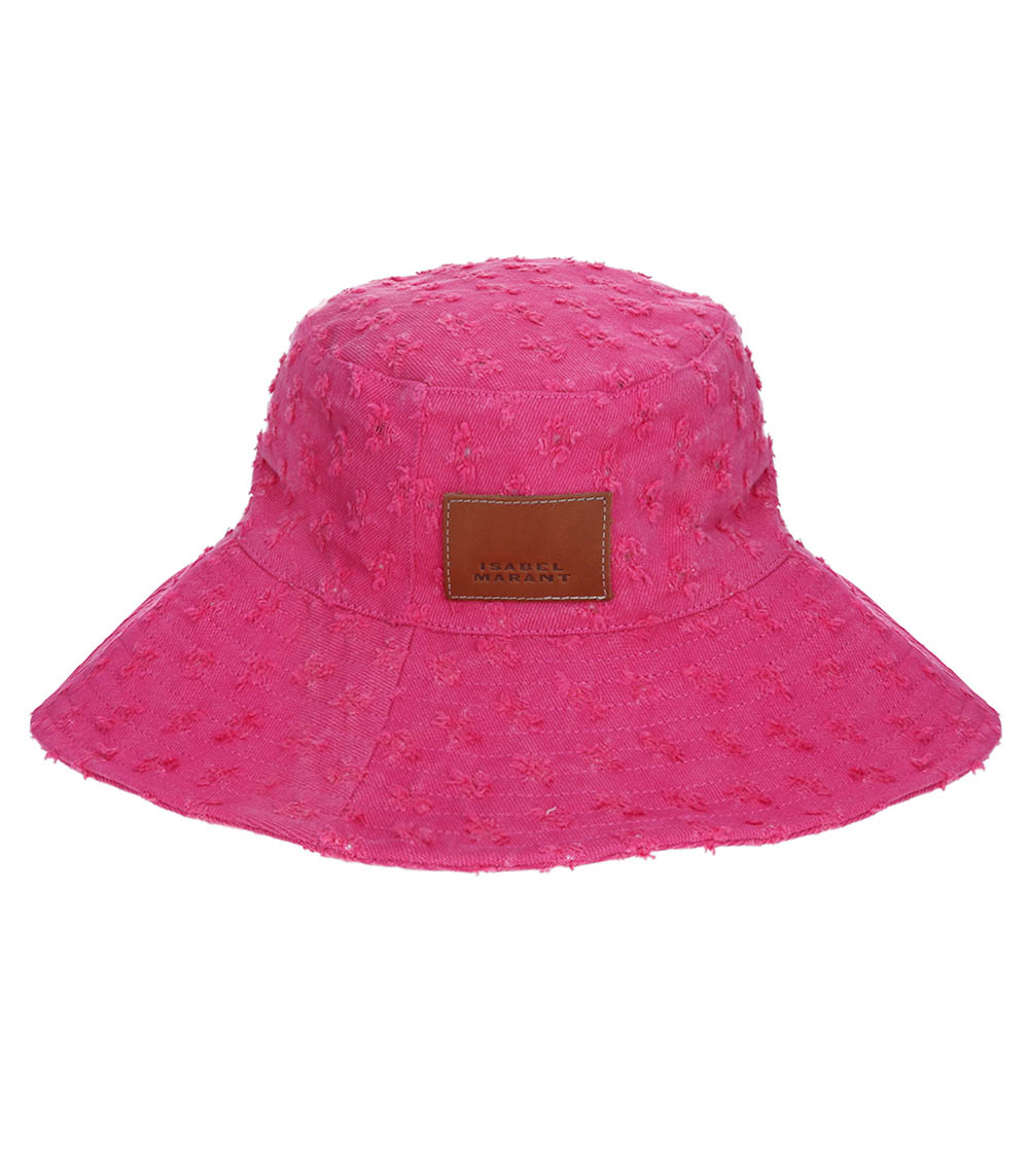 Delya Hat in Fushia Denim Isabel Marant