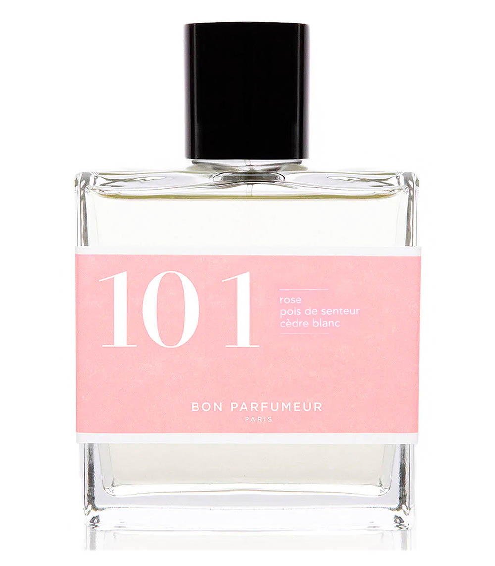 Eau de Parfum 101 Rose, Pois de senteur et Cèdre blanc 100 ml Bon Parfumeur