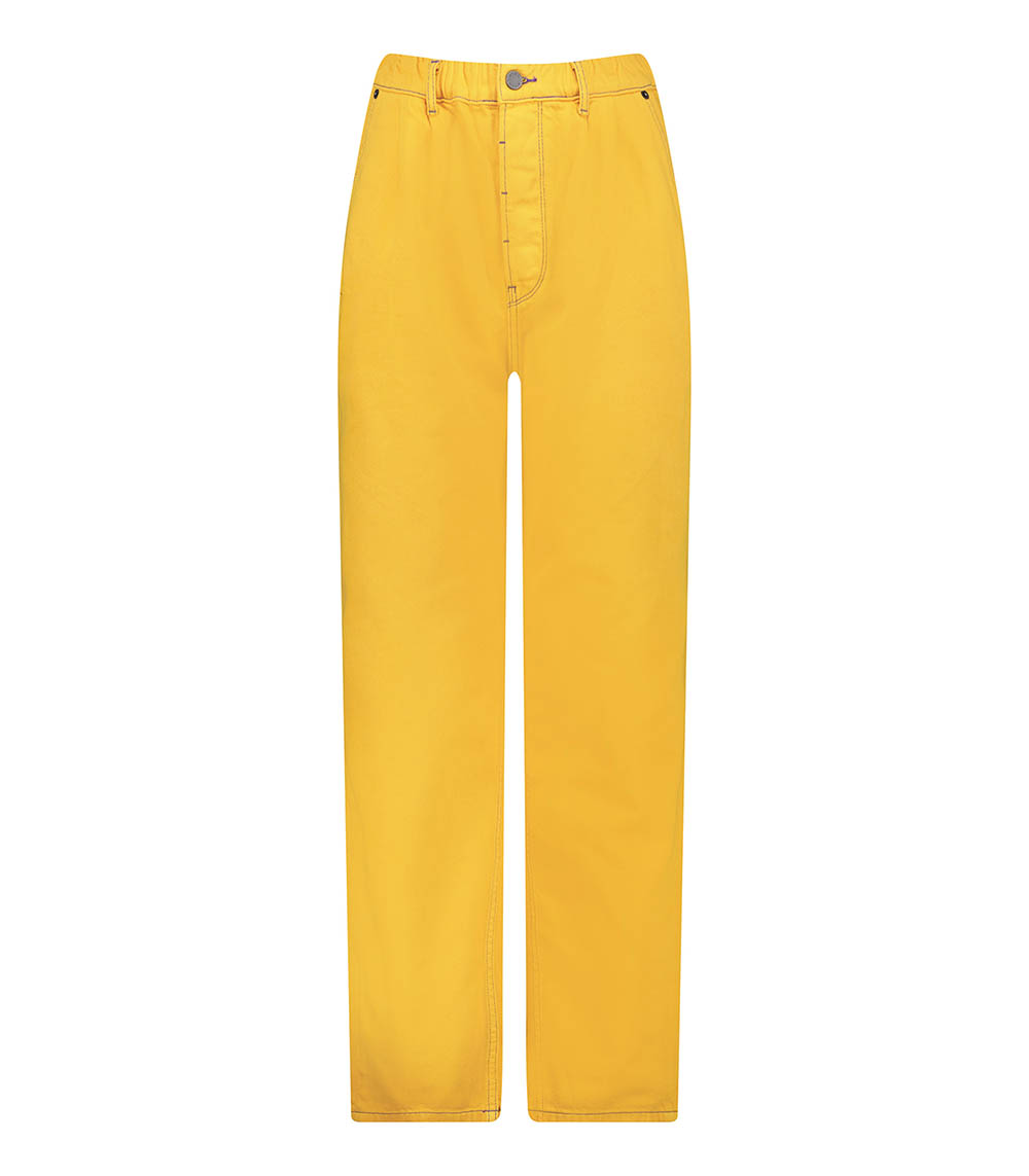 Mira Mikati Yellow Casual Jeans