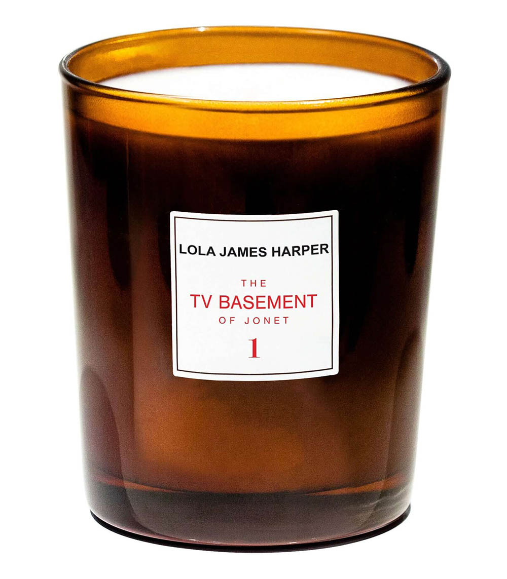 Candle #1 The TV Basement 190g Lola James Harper
