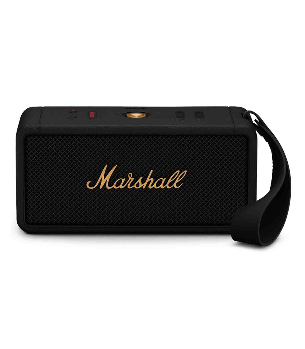 Middleton Black and Brass Bluetooth speaker Marshall