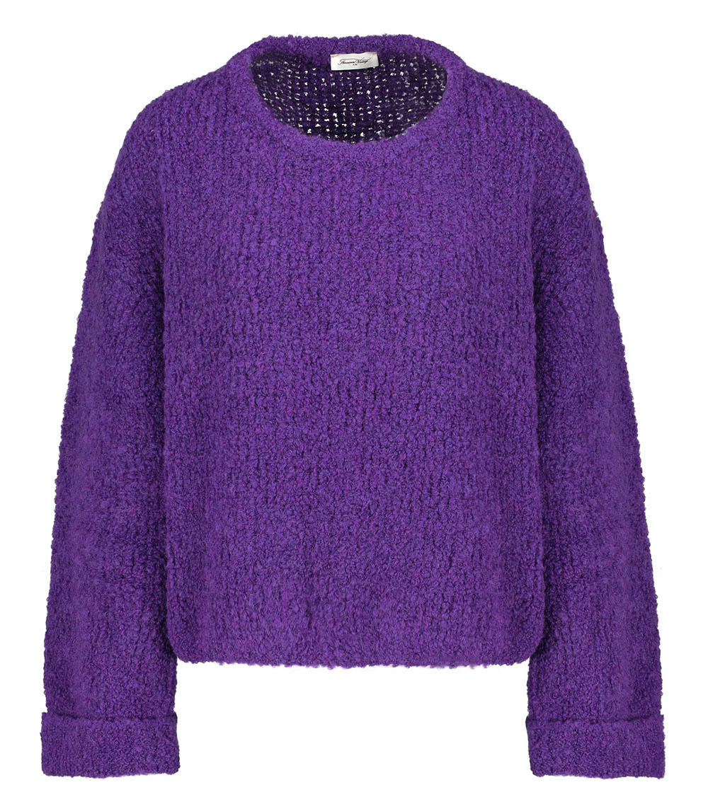 Zolly Aubergine Chiné Sweater American Vintage