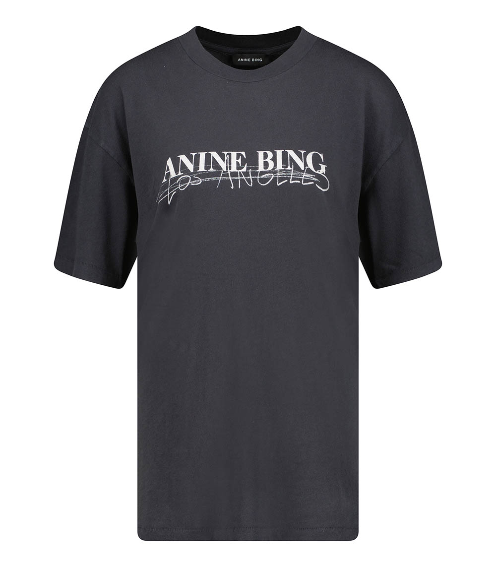 Walker Doodle Vintage Black Tee-Shirt Anine Bing