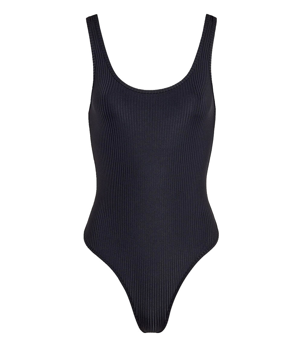 Margot Black Folk Albertine one-piece swimsuit
