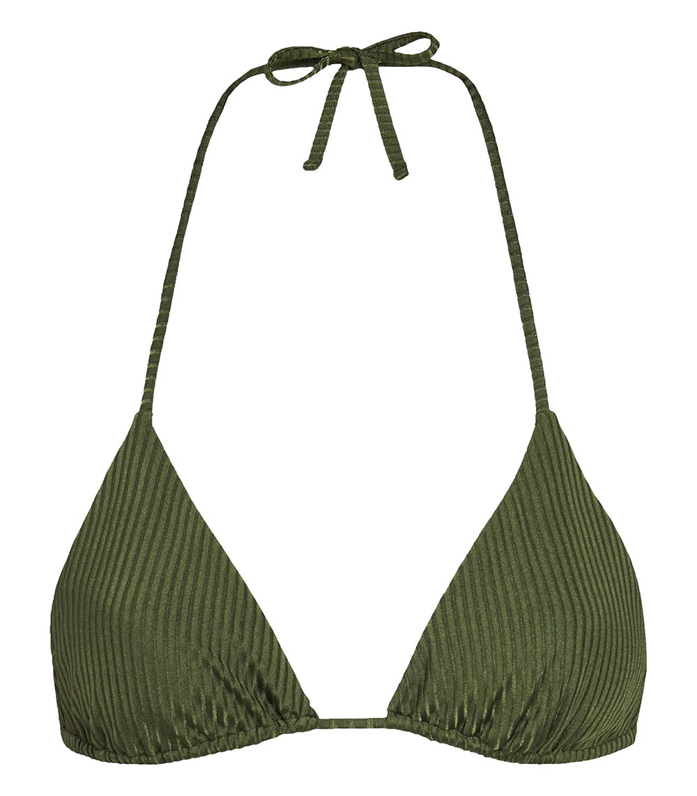 Patty Khaki Bikini Top Albertine