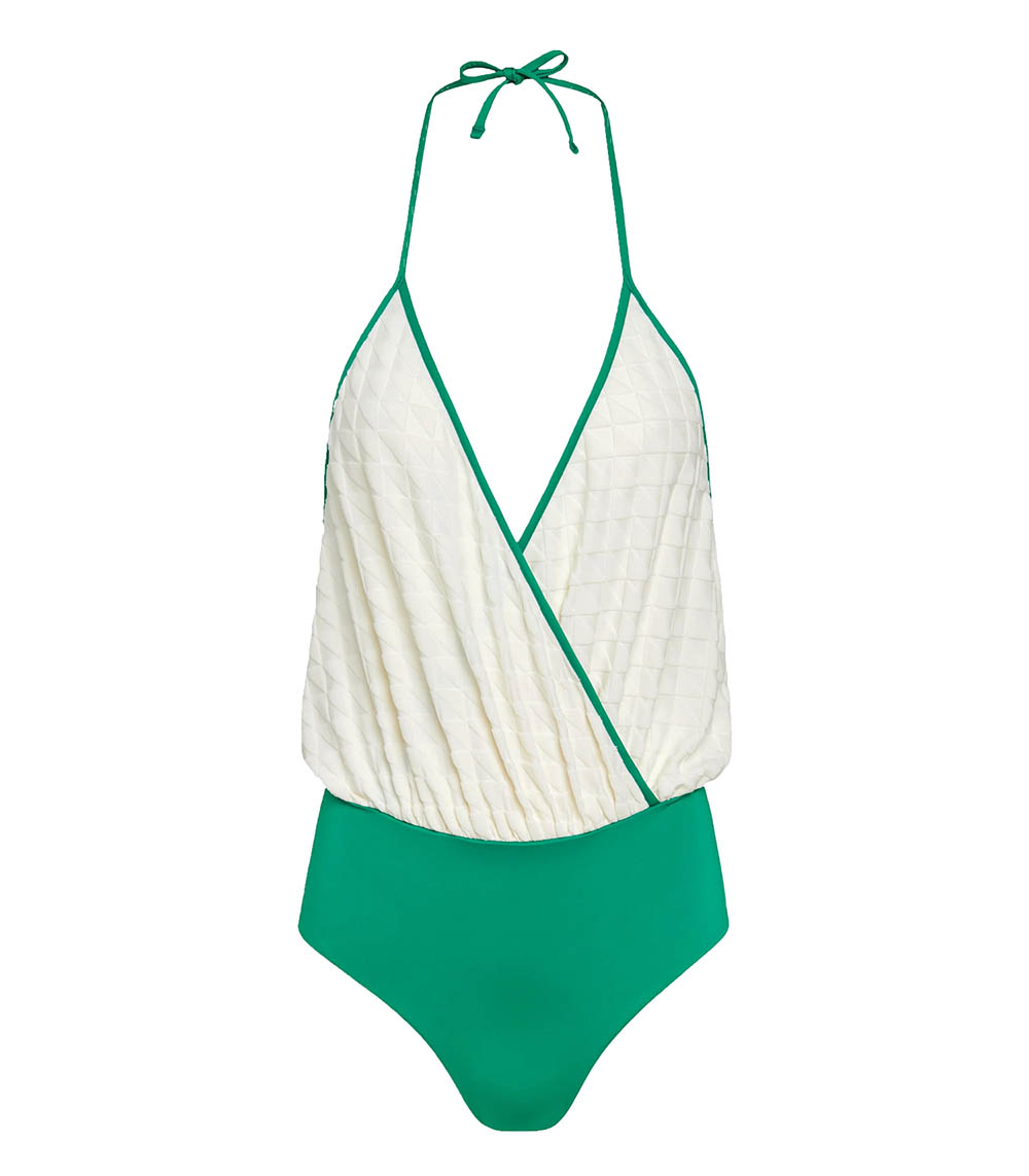 One-piece swimsuit Camarat Macadamier Albertine