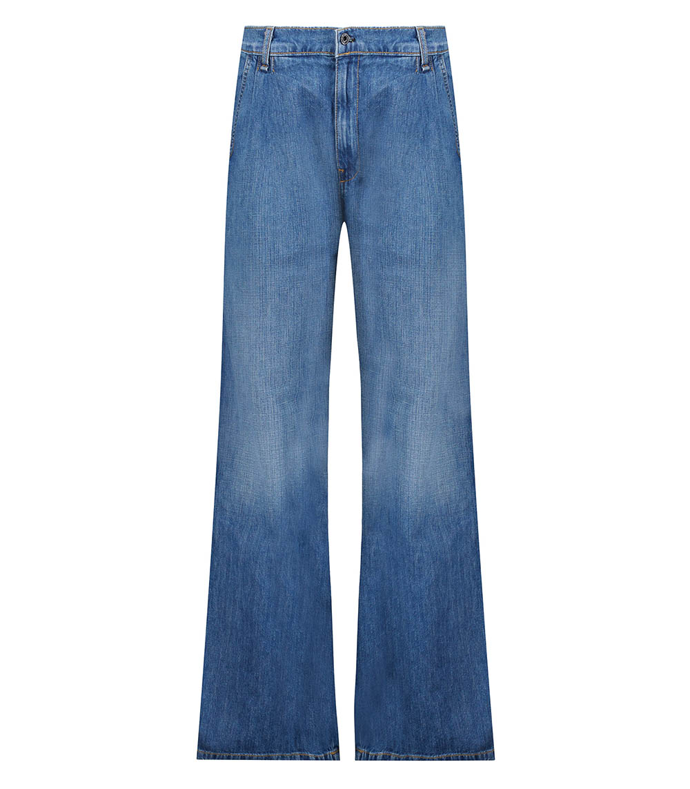 Wide Leg Pleated Cobra ASKK NY jeans