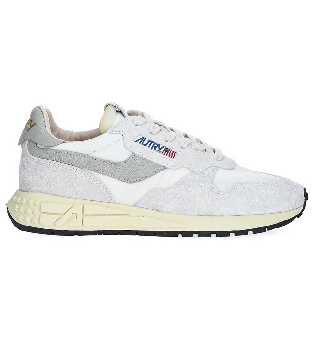 Sneakers Reelwind Nylon and White Suede Autry