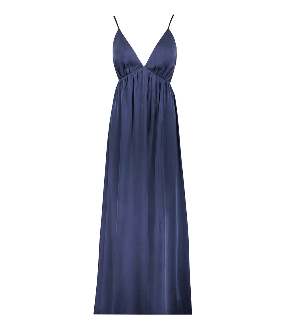 Silk Slip Navy dress Zimmermann