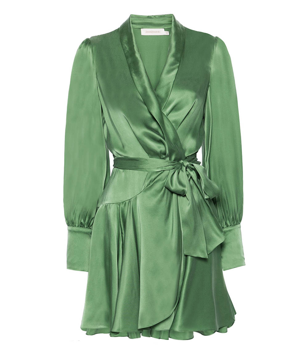 Silk Matcha dress Zimmermann