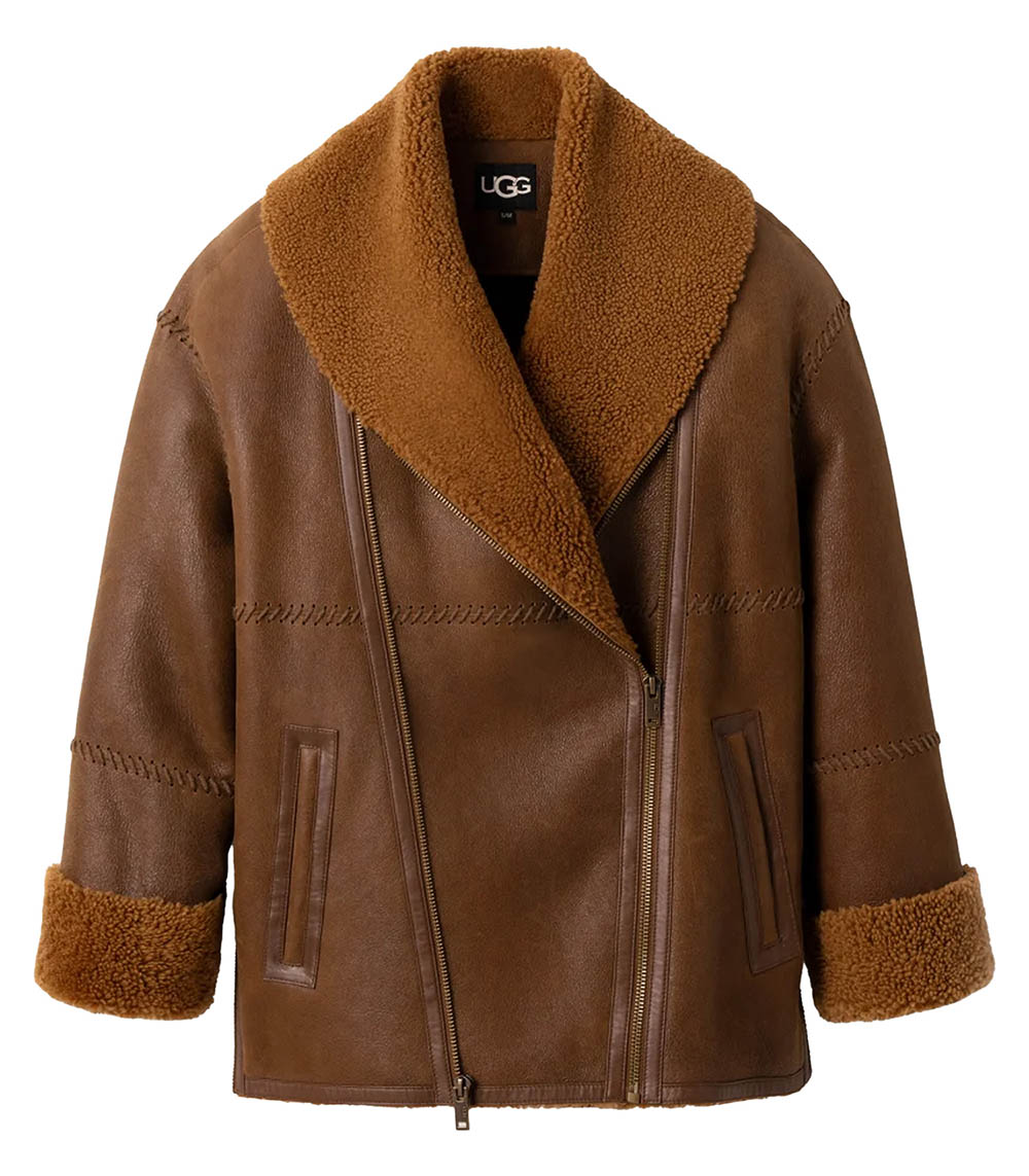 UGG® Shearling Regenerate II Cognac Coat