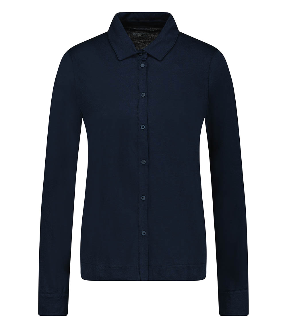 Long Sleeve Shirt Navy Majestic Filatures