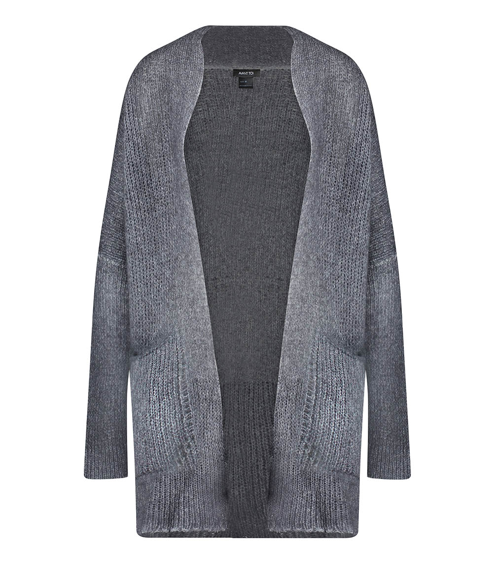 Knitted Cashmere and Silk Vest Nero Avant Toi