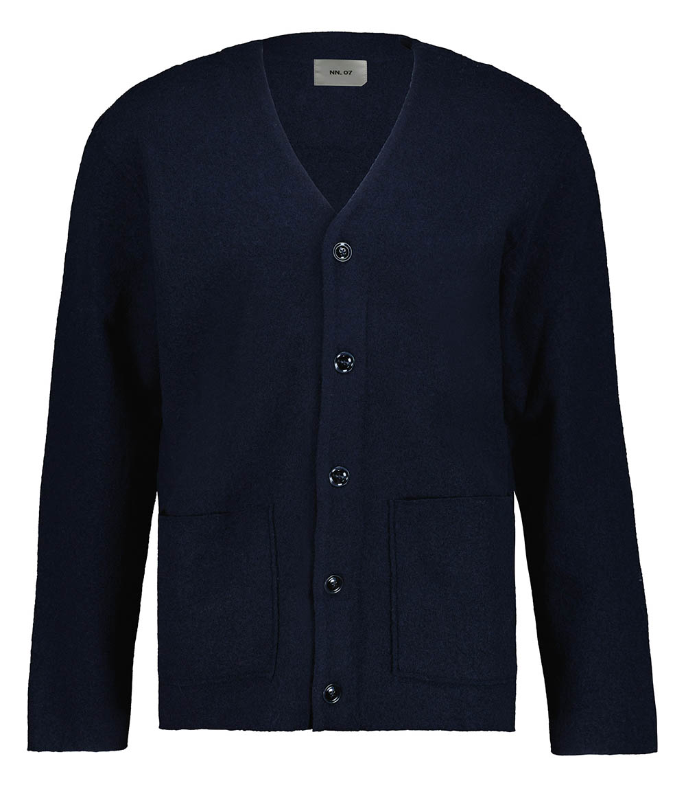 Jonas men's cardigan Navy Blue NN07