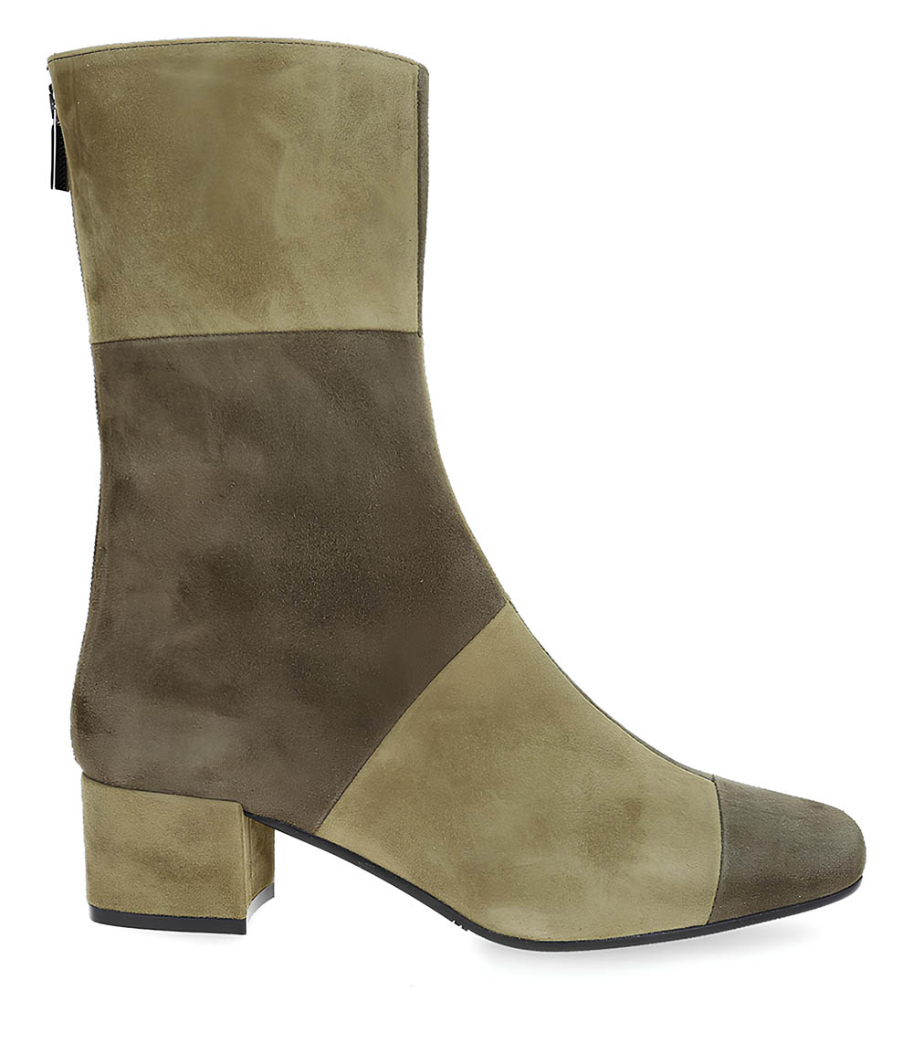 Estime Go Khaki suede boots Carel Paris