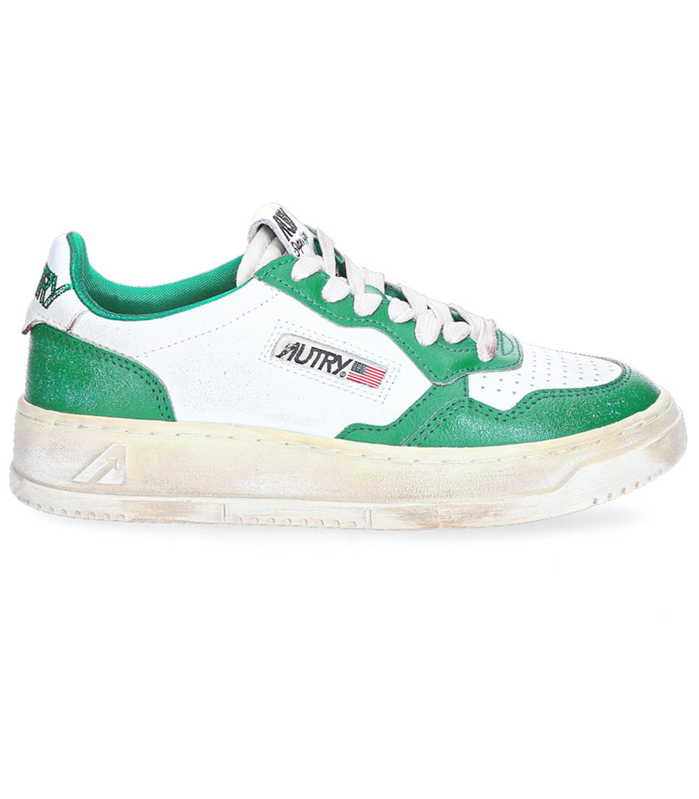 Sneakers Super Vintage Capsule White/Green Autry