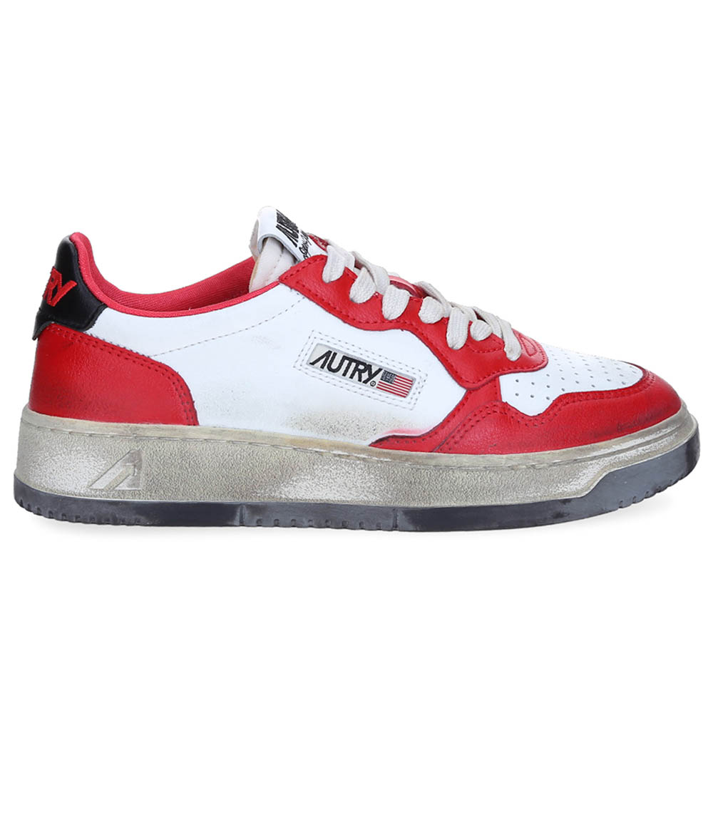 Sneakers Super Vintage Capsule White/Black/Red Autry