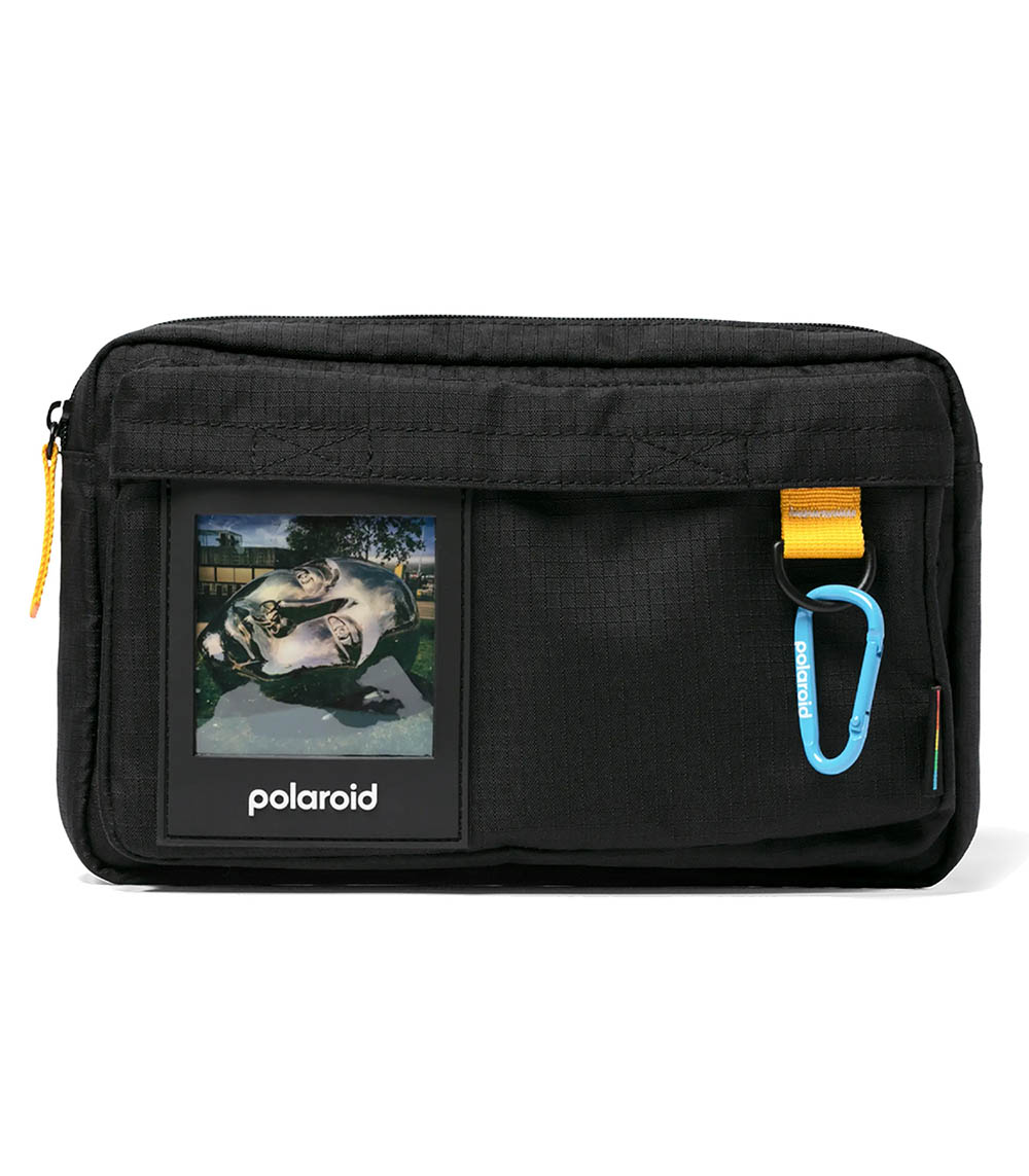Shoulder Bag Recycled Ripstop Crossbody Black Polaroid