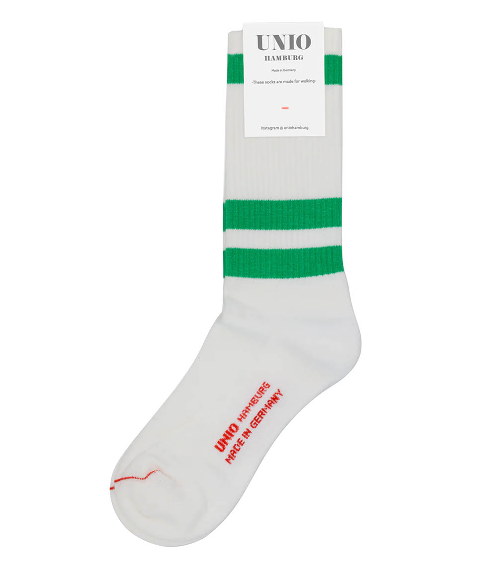 White Green Unio Hamburg socks