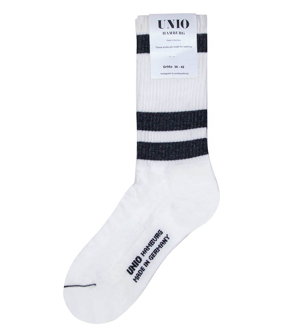 White Black Unio Hamburg Socks