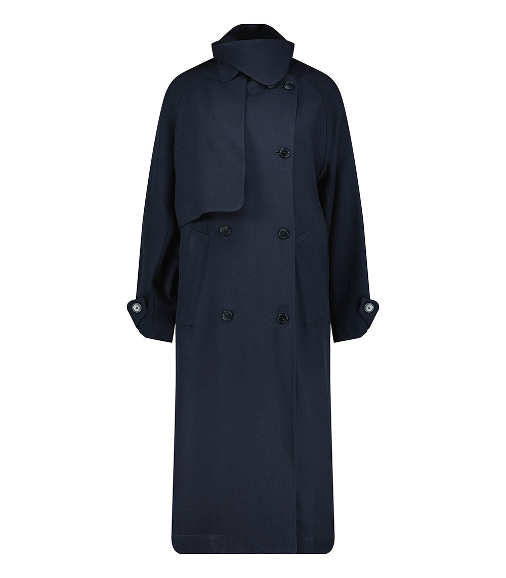 Curtis Slate trench coat Masscob