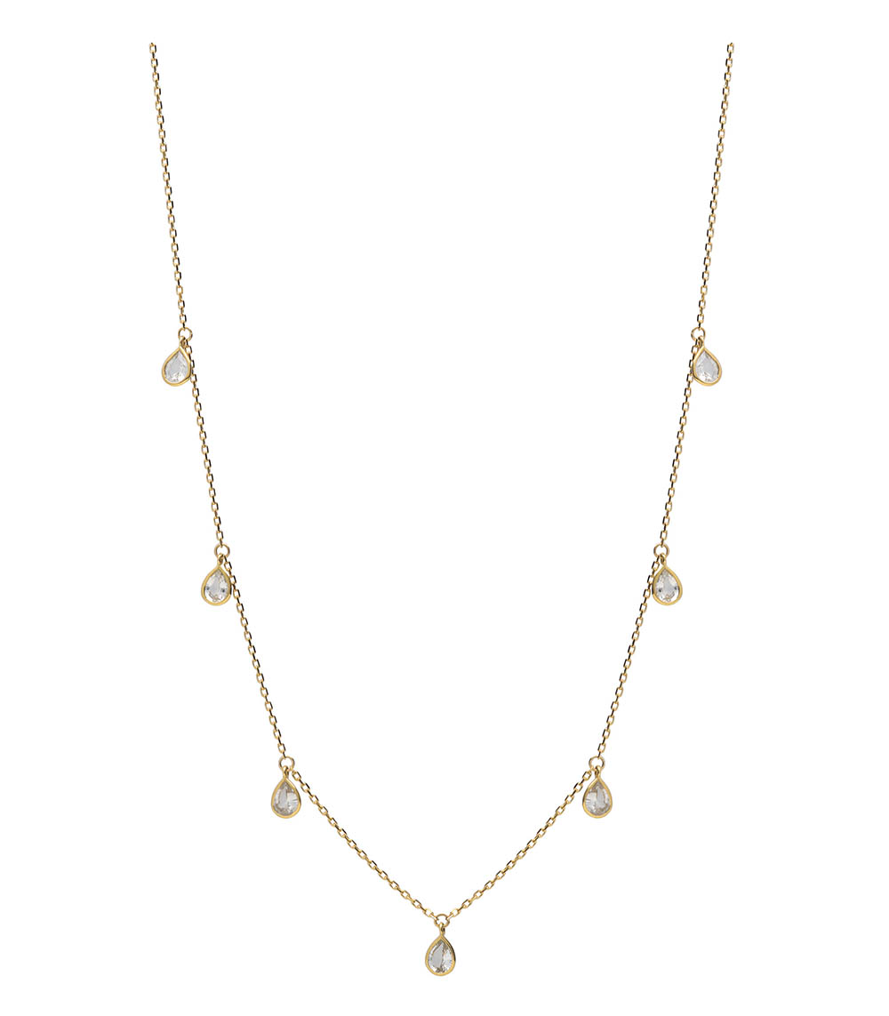 Collier Palerme White Sapphire Pascale Monvoisin