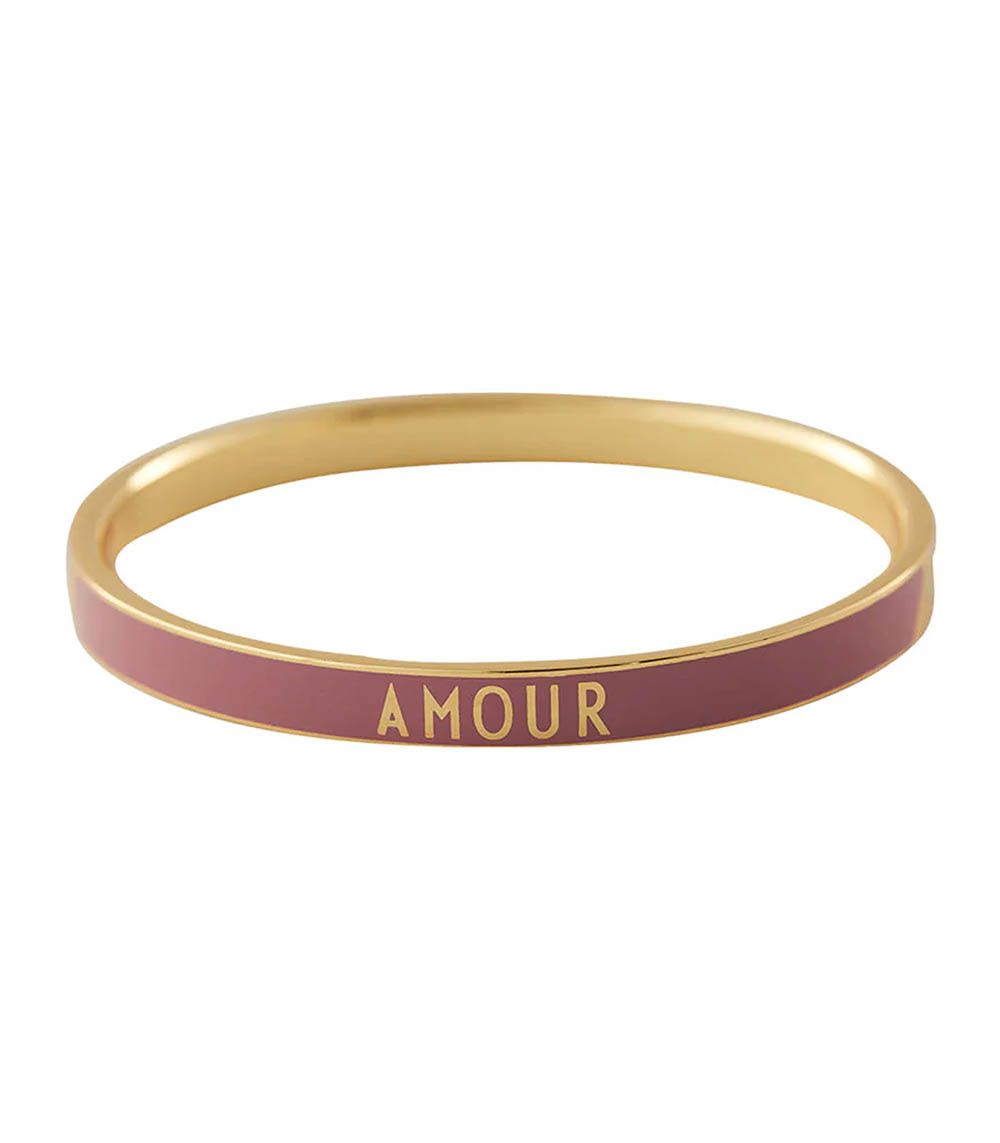 Bracelet Candy Word Amour Dark Pink Design Letters