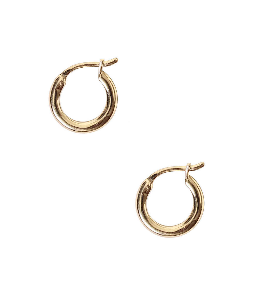 Olivia 12mm Gold Earrings Waekura